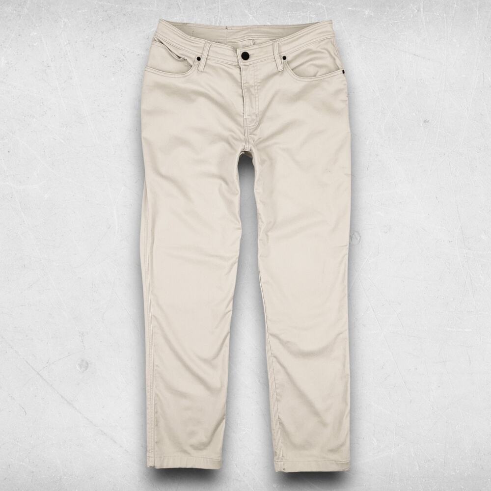 American Tall Chino Pants Men 34x32 Khaki Straight Leg Stretch Classic Timeless